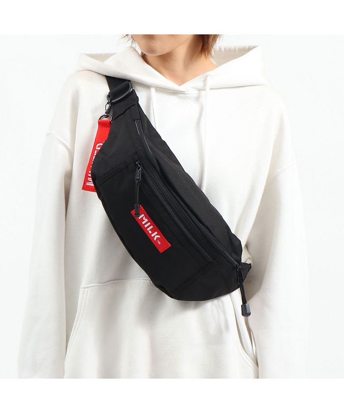 ミルクフェド ウエストバッグ MILKFED. バッグ BASIC FANNYPACK ボディ