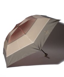 LANVIN Collection(umbrella)(ランバンコレクション（傘）)/LANVIN COLLECTION（ランバンコレクション） 折りたたみ傘【先染めツイル】/モカブラウン