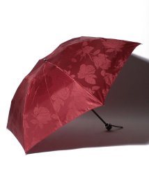 LANVIN Collection(umbrella)(ランバンコレクション（傘）)/LANVIN COLLECTION（ランバンコレクション） 折りたたみ傘【ローズジャガード】/ワイン