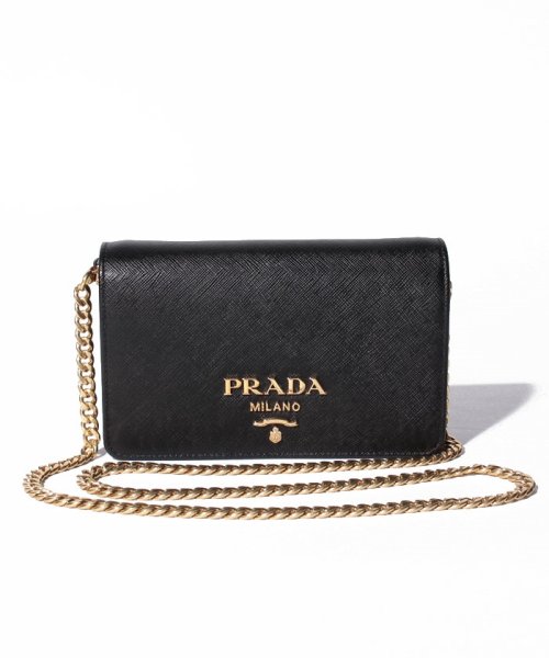 PRADA(プラダ)/【PRADA】プラダ 1BP006_NZV_F0002チェーンショルダーバッグ/BLACK