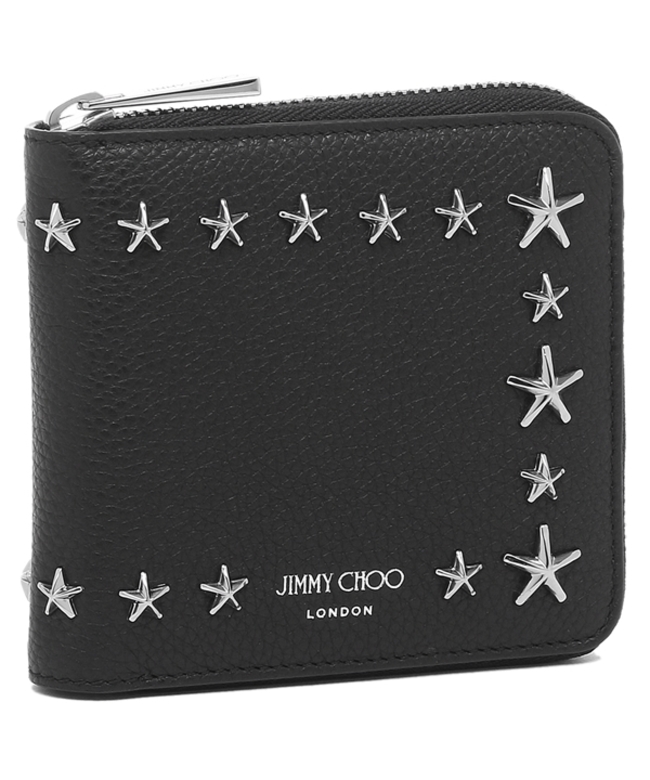 ジミーチュウ 二つ折り財布 ローレンス ブラック メンズ JIMMY CHOO LAWRENCEUUF 14503774