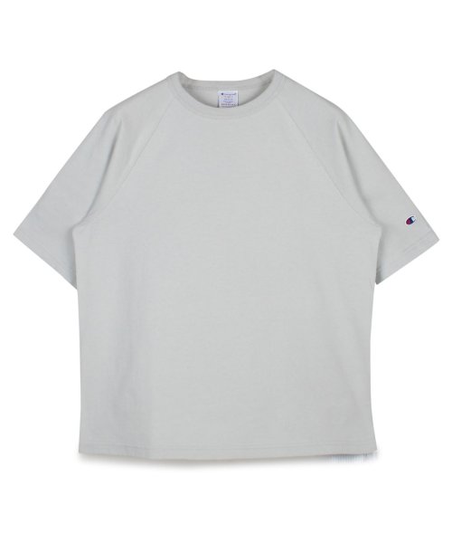 CHAMPION(チャンピオン)/チャンピオン Champion Tシャツ 半袖 メンズ レディース ティーテンイレブン T1011 無地 C5－T306 /ライトグレー