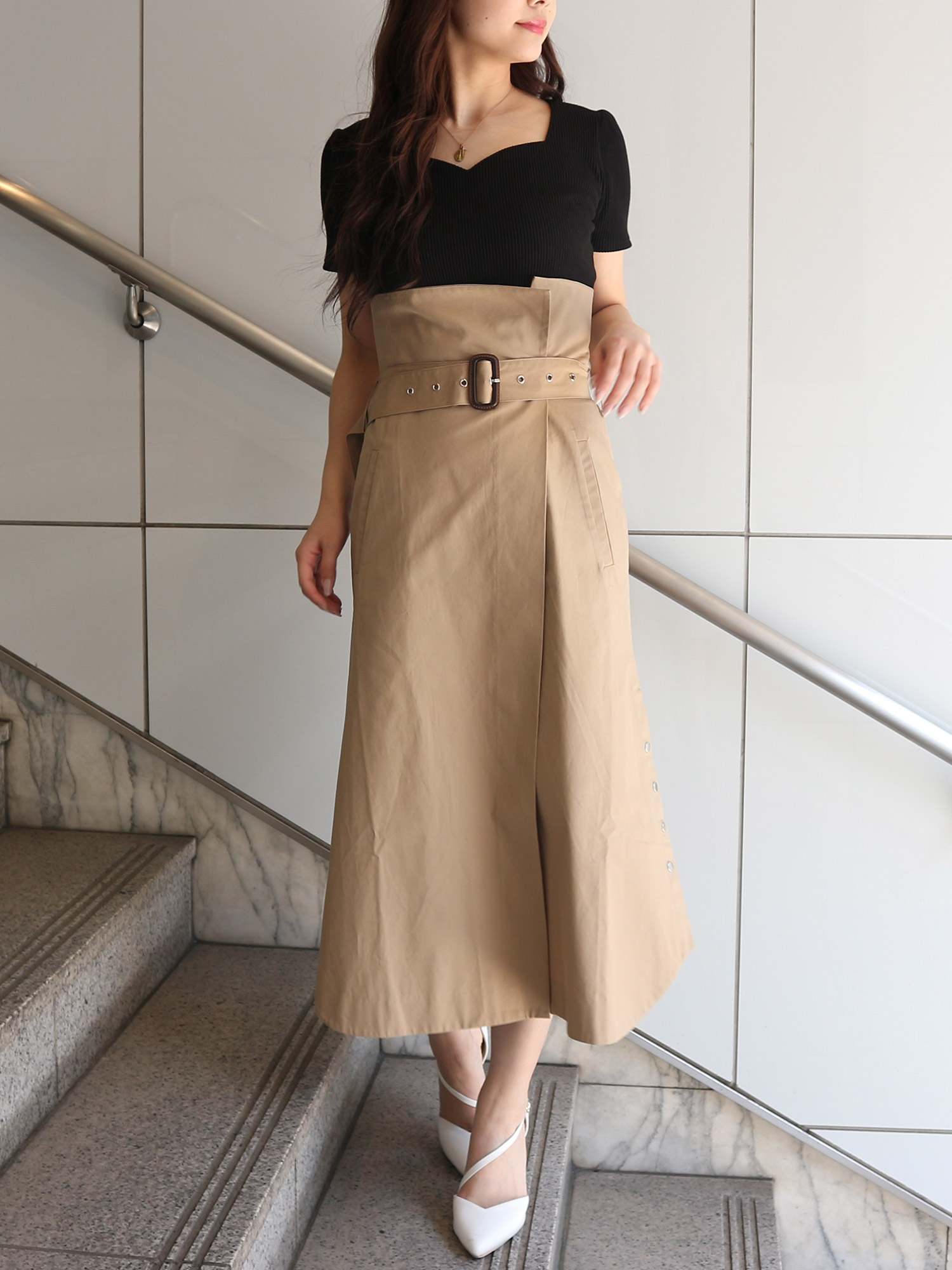 セール ベルト付ハイウエストスカート ロイヤルパーティー Royal Party Magaseek セール ベルト付ハイウエストスカート ロイヤルパーティー Royal Party Magaseek