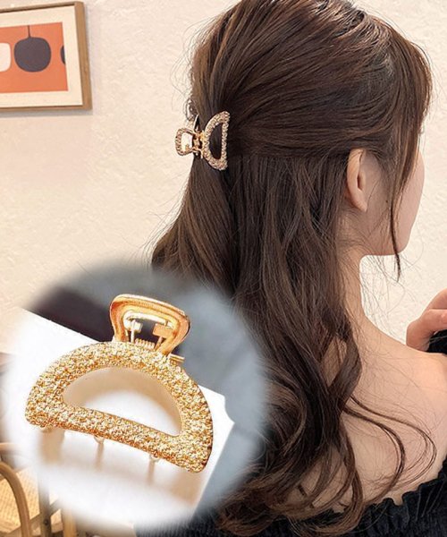 shoppinggo(ショッピングゴー)/ヘアクリップ バンスクリップ シンプル レディース ヘアアクセサリー 髪飾り ミニサイズ 髪留め クリップ ハート/その他系2