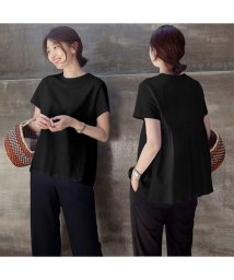 SVEC(シュベック)/Tシャツ カットソー フリル NXL2043/ブラック