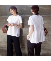 SVEC(シュベック)/Tシャツ カットソー フリル NXL2043/ホワイト