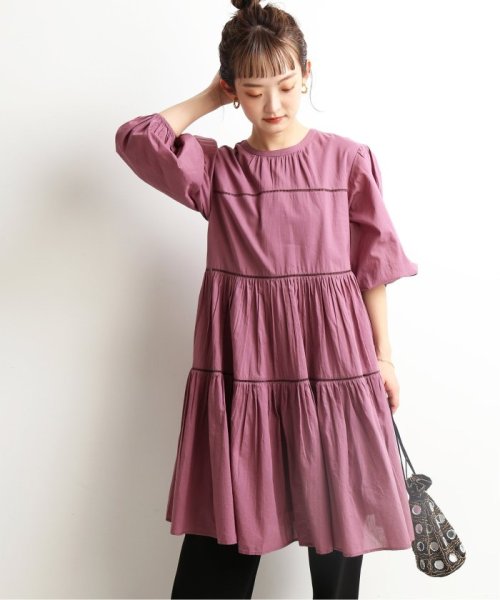 セール 50 Off コットンボイルティアードワンピース スローブ イエナ Slobe Iena Magaseek