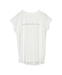 Re:EDIT(リエディ)/[2024SS COLLECTION][接触冷感][UVカット]選べるフロントロゴフレンチスリーブTシャツ/ホワイト