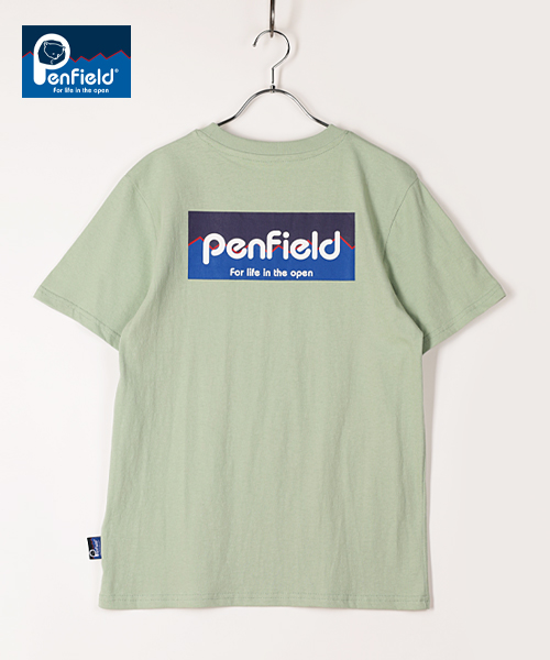 【PENFIELD】 ペンフィールド バックプリントスクエアロゴ半袖Tシャツ
