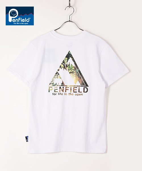 PENFIELD(PENFIELD)/【PENFIELD】 ペンフィールドバックロゴ半袖Tシャツ/オフホワイト