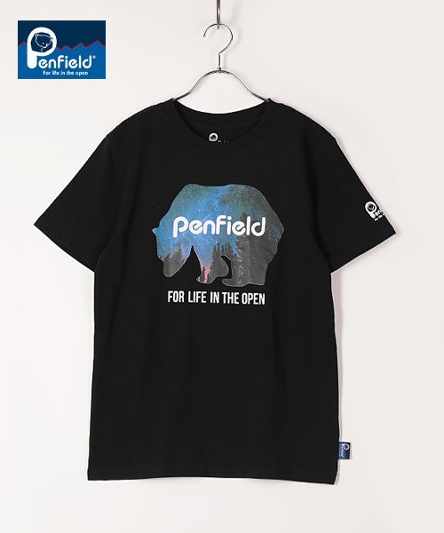 PENFIELD(PENFIELD)/【PENFIELD】 ペンフィールト フォト半袖Tシャツ/ピュアブラック