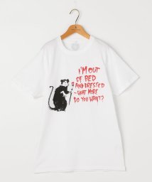 GLOSTER(GLOSTER)/【8BALL/エイトボール】Banksy tee バンクシーTシャツ/ホワイト系その他2