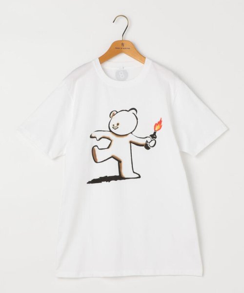 GLOSTER(GLOSTER)/【8BALL/エイトボール】Banksy tee バンクシーTシャツ/ホワイト系その他4