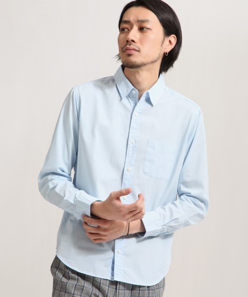 ZIP FIVE(ジップファイブ)/【18－ss－010】MADE IN JAPAN レギュラーカラーシャツ/サックス