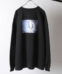 Nilway(ニルウェイ)/【21020－11gz】Nilway －ERROR－モードグラフィックロンTee/ブラック系1