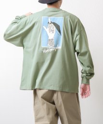 ZIP FIVE(ジップファイブ)/【mg－0280】Mark GonzalesプリントBIGロンTee/その他系1