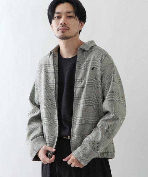 ZIP FIVE(ジップファイブ)/【kgaf－0003】ZIPFIVE×KANGOL　T/Rスイングトップ/グレー