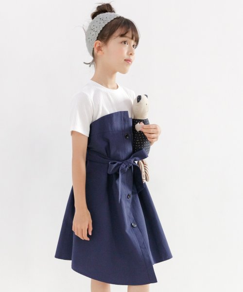 セール アシンメトリーワンピース 子供服bee 子供服bee Magaseek