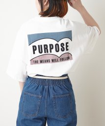 NICE CLAUP OUTLET(ナイスクラップ　アウトレット)/PURPOSEロゴT/オフ