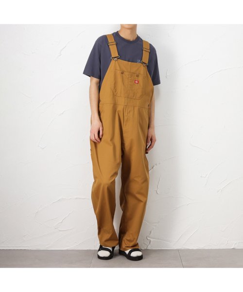 MAC HOUSE(men)(マックハウス（メンズ）)/Dickies ディッキーズ オーバーオール 1210－1313/キャメル