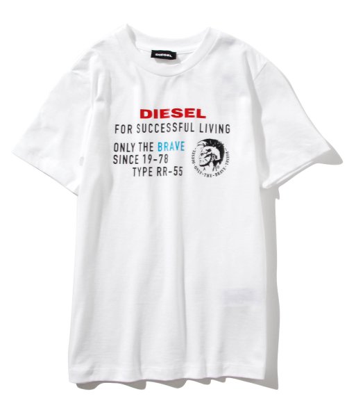 DIESEL(DIESEL)/DIESEL(ディーゼル)Kids & Junior　カットソーTシャツ/ホワイト