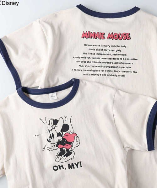 ディズニー リンガーtシャツ ミッキー ミニー Disney Disney Magaseek