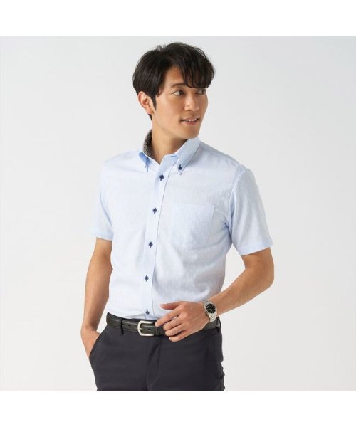 セール Tokyo Shirts Tokyo Shirts ディズニー 形態安定 ボタンダウン 半袖ビジネスワイシャツ Magaseek
