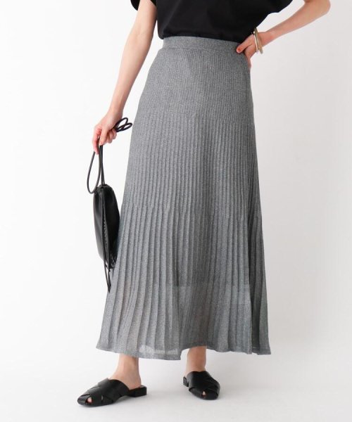 セール ラメニットプリーツスカート Web限定サイズ オペークドットクリップ Opaque Clip Magaseek