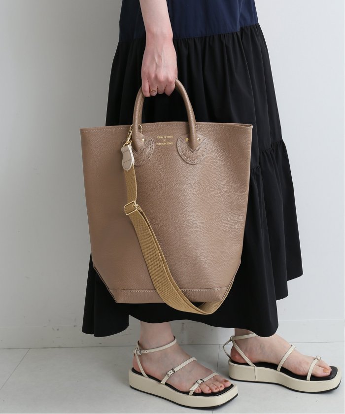 【YOUNG&OLSEN】EMBOSSED LEATHER HAVERSACK◆