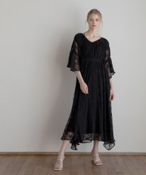 MIELI INVARIANT(ミエリ インヴァリアント)/Fiore Lacy Dress/ブラック