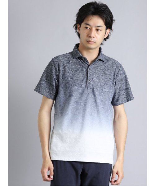 TAKA-Q(タカキュー)/吸水速乾 半袖ポロシャツ/ネイビー