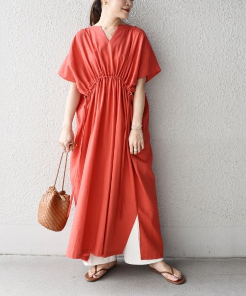 セール 10 Off Web限定 手洗い可能 ウエストドロストワンピース シップス ウィメン Ships Women Magaseek