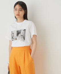 ADAM ET ROPE'(アダム　エ　ロペ)/【アウトレット店舗・WEB限定】ROBERTA BAYLEY フォトTシャツ1/ホワイト系（11）