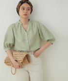 ADAM ET ROPE'/バルーンショートスリーブブラウス/504058161