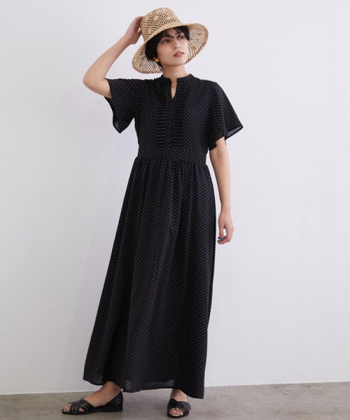 セール 10 Off フロントタックドットロングワンピース マドモアゼル ロペ Mademoiselle Rope Magaseek