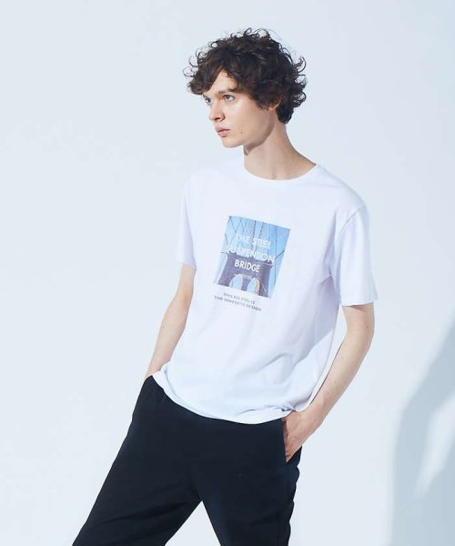 ABAHOUSE(ABAHOUSE)/【展開店舗限定】CITY フォト 半袖 Tシャツ/ホワイト系その他3