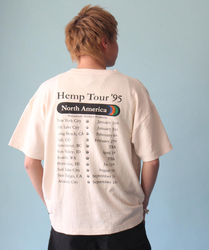 セール】MANASTASH/マナスタッシュ HEMP TOUR TEE ヘンプツアーティー