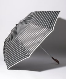 MACKINTOSH PHILOSOPHY(umbrella)(マッキントッシュフィロソフィー（傘）)/MACKINTOSH PHILOSOPHY（マッキントッシュ フィロソフィー）晴雨兼用折りたたみ日傘　ボーダーパイピング/ブラック