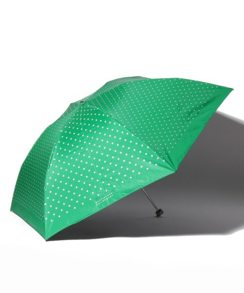 MACKINTOSH PHILOSOPHY(umbrella)(マッキントッシュフィロソフィー（傘）)/MACKINTOSH PHILOSOPHY（マッキントッシュ フィロソフィー）晴雨兼用折りたたみ日傘　ドットミックス/ビリジアン