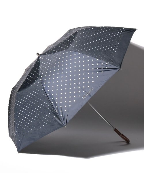 MACKINTOSH PHILOSOPHY(umbrella)(マッキントッシュフィロソフィー（傘）)/MACKINTOSH PHILOSOPHY（マッキントッシュ フィロソフィー）晴雨兼用折りたたみ日傘　ドットミックス/ネイビーブルー