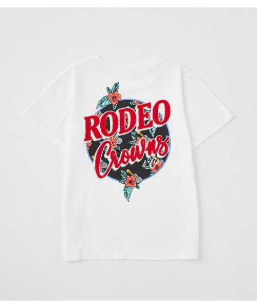 RODEO CROWNS WIDE BOWL(ロデオクラウンズワイドボウル)/paradise キッズ Tシャツ/WHT