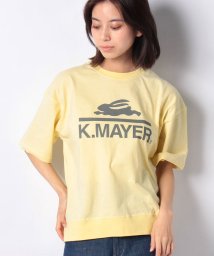 KRIFF MAYER(クリフ メイヤー)/【レディース】抗菌半袖ゆるT(ロゴ)(M~L)/イエロー