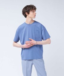 ABAHOUSE(ABAHOUSE)/【MYSELF ABAHOUSE】シルケット　ルーズ　Tシャツ/ブルー