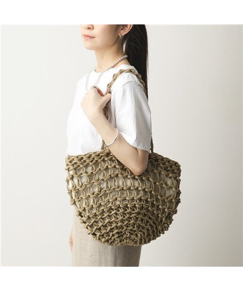 alienina(アリエニーナ)/【alienina(アリエニーナ)】SS21 MAI MATIE BAG  編み込み ハンドバッグ トートバッグ ロープバッグ コットン 鞄 レディース/CAMEL