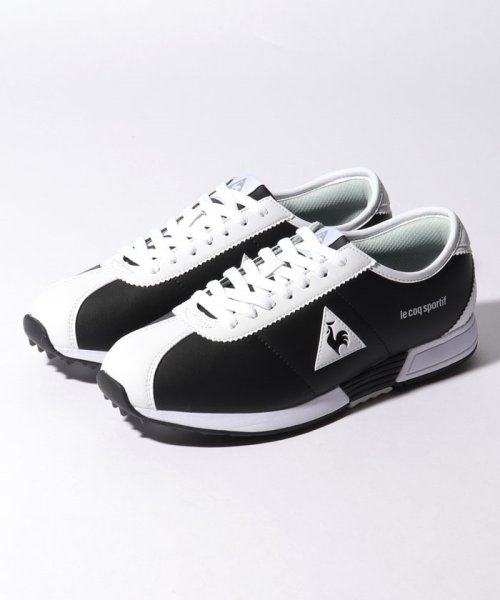 le coq sportif GOLF (ルコックスポルティフ（ゴルフ）)/【モンペリエ】ゴルフシューズ（スパイクレスタイプ/3E相当）/ブラック系