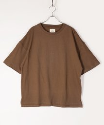 Amerikaya(Amerikaya)/【アメリカ屋】天竺 ビッグシルエット 半袖 Tシャツ/ブラウン