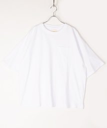 Amerikaya(Amerikaya)/【アメリカ屋】天竺 ビッグシルエット 半袖 Tシャツ/オフホワイト