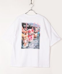 Amerikaya(Amerikaya)/【アメリカ屋】フォト プリント 半袖 Tシャツ/ホワイト