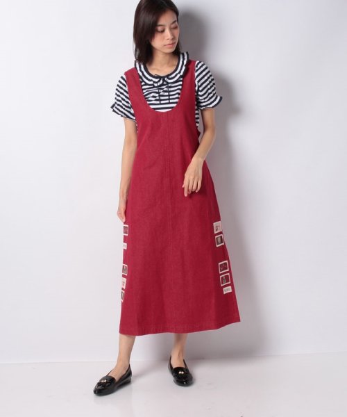 セール 12ｏｚデニム ジャンパースカート ピンクハウス Pink House Magaseek