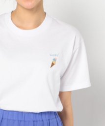 fredy emue(フレディエミュ)/アイスクリーム刺繍Tシャツ/オフホワイト